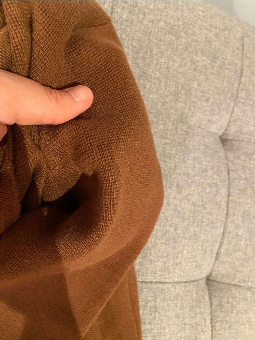 Jcrew sweater blazer brown xs